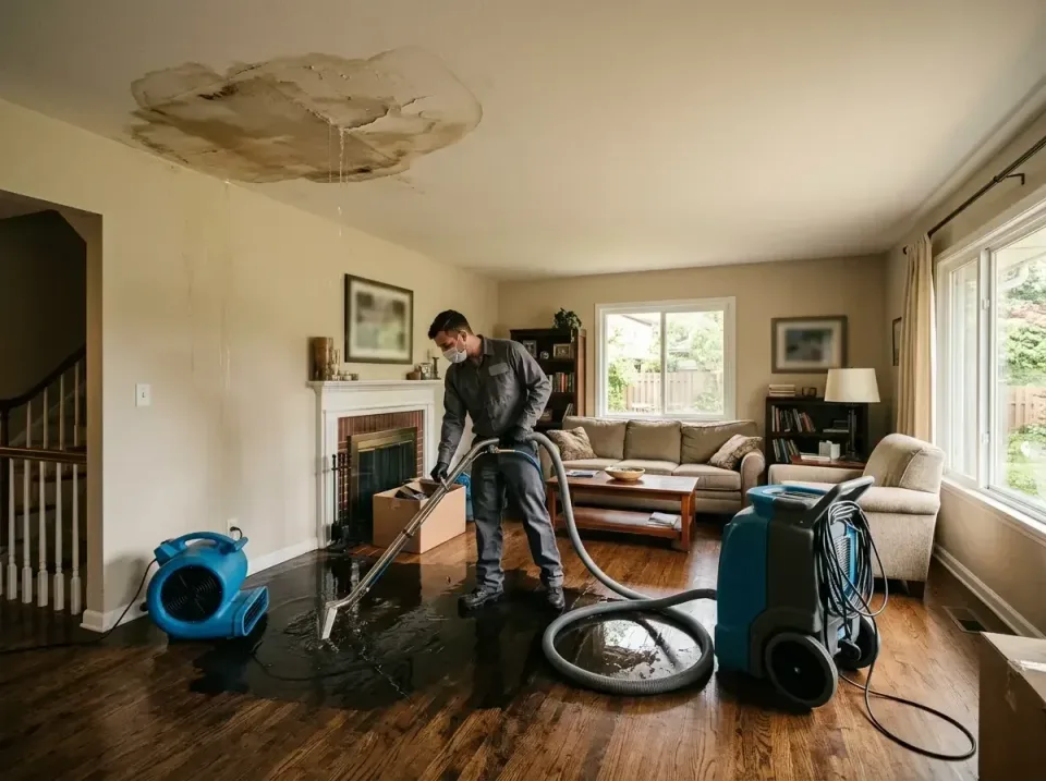 attic-pipe-burst-ceiling-drip-008 — frequently asked questions, Water Damage Restoration & Carpet Care in Pelham, AL